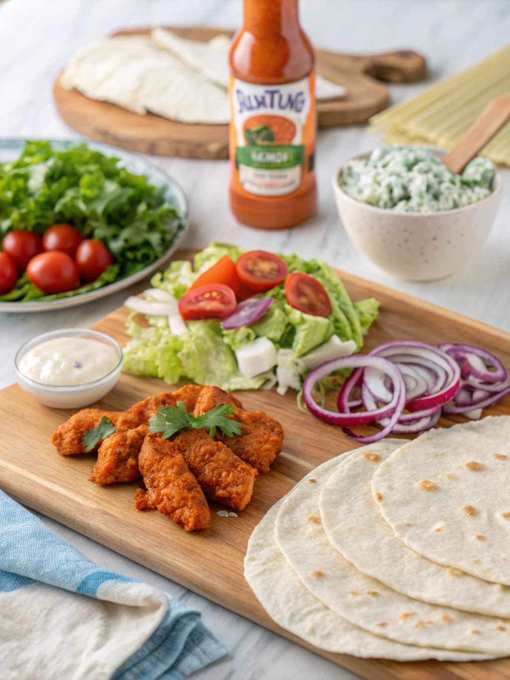 Buffalo Chicken Wrap Ingredients